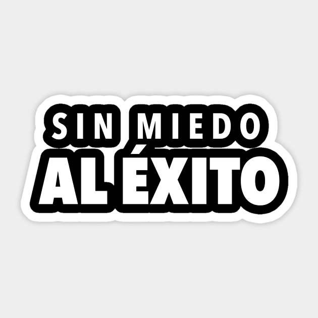 Sin Miedo Al Éxito - clean design Sticker by verde